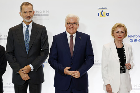 Bundespräsident Steinmeier und König Felipe VI. beim Deutsch-Spanischen Forum in Berlin