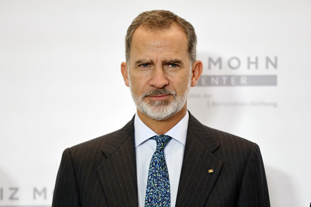 Bundespräsident Steinmeier und König Felipe VI. beim Deutsch-Spanischen Forum in Berlin