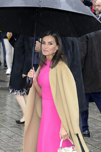 König Felipe VI. und Königin Letizia von Spanien am Brandenburger Tor in Berlin