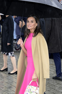 König Felipe VI. und Königin Letizia von Spanien am Brandenburger Tor in Berlin