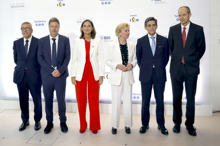 Robert Habeck beim Deutsch-Spanischen Forum in Berlin