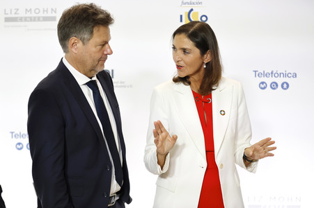 Robert Habeck beim Deutsch-Spanischen Forum in Berlin