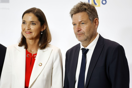 Robert Habeck beim Deutsch-Spanischen Forum in Berlin