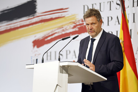 Robert Habeck beim Deutsch-Spanischen Forum in Berlin