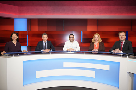 Talkshow 'hart aber fair' in Berlin