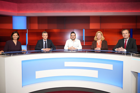 Talkshow 'hart aber fair' in Berlin