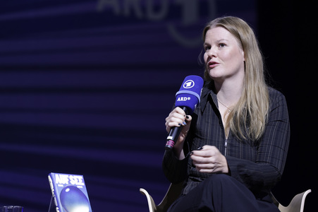 Maja Göpel und Theresia Enzensberger auf der Frankfurter Buchmesse 2022