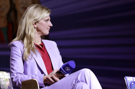 Maja Göpel und Theresia Enzensberger auf der Frankfurter Buchmesse 2022