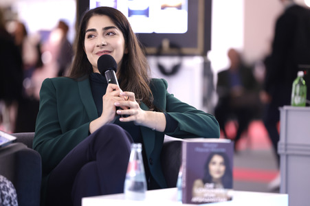 Waslat Hasrat-Nazimi auf der Frankfurter Buchmesse 2022