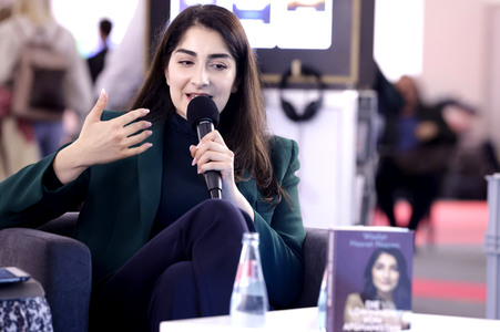 Waslat Hasrat-Nazimi auf der Frankfurter Buchmesse 2022