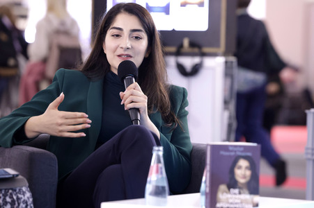 Waslat Hasrat-Nazimi auf der Frankfurter Buchmesse 2022