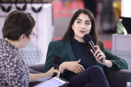 Waslat Hasrat-Nazimi auf der Frankfurter Buchmesse 2022