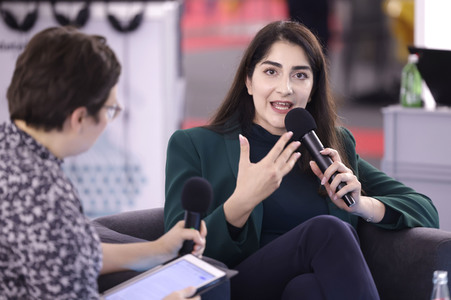 Waslat Hasrat-Nazimi auf der Frankfurter Buchmesse 2022