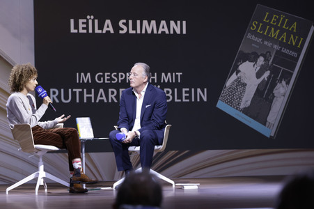 Leila Slimani auf der Frankfurter Buchmesse 2022