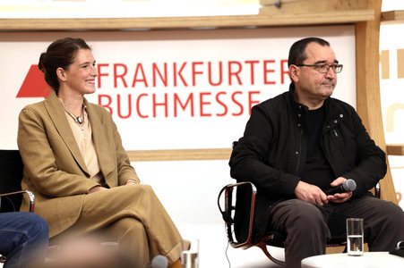 Podiumsgespräch zum Messe-Ehrengast 2003 Slowenien, Frankfurter Buchmesse 2022