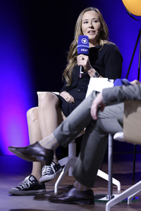 Andrea Wulf und Denis Scheck auf der Frankfurter Buchmesse 2022