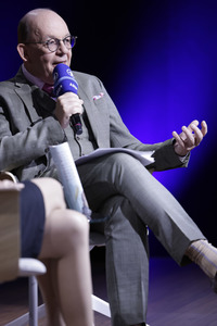 Andrea Wulf und Denis Scheck auf der Frankfurter Buchmesse 2022