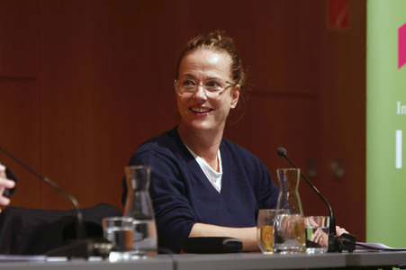 Claudia Michelsen und Fabian Hinrichs auf der Lit.Ruhr 2022 in Essen