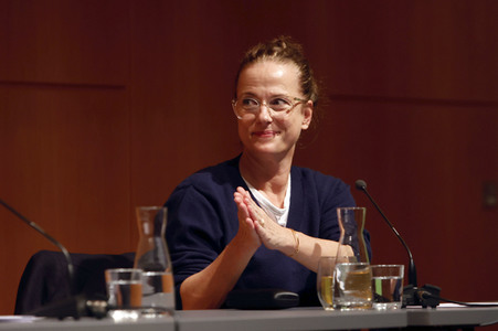 Claudia Michelsen und Fabian Hinrichs auf der Lit.Ruhr 2022 in Essen