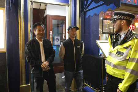 Protest gegen Gewalt an Bob Chan in London