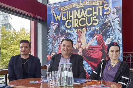 Pressetermin zum Weihnachtscircus 2022 in Hannover