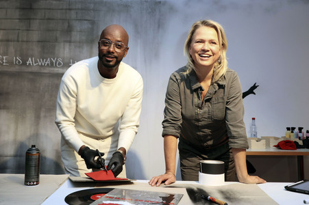 Charity Event in der Banksy Ausstellung in Hamburg