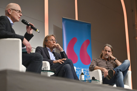 Lit.Cologne 2022 Spezial mit Richard David Precht und Harald Welzer in Köln