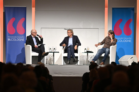 Lit.Cologne 2022 Spezial mit Richard David Precht und Harald Welzer in Köln