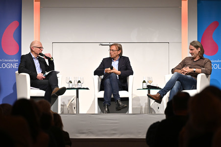 Lit.Cologne 2022 Spezial mit Richard David Precht und Harald Welzer in Köln