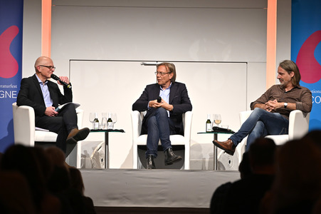 Lit.Cologne 2022 Spezial mit Richard David Precht und Harald Welzer in Köln