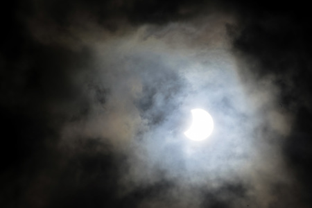 Partielle Sonnenfinsternis über Berlin