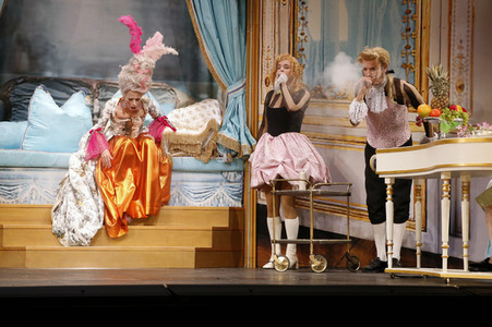 Theaterprobe 'Marie-Antoinette oder Kuchen für alle!' in Berlin