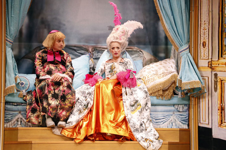 Theaterprobe 'Marie-Antoinette oder Kuchen für alle!' in Berlin