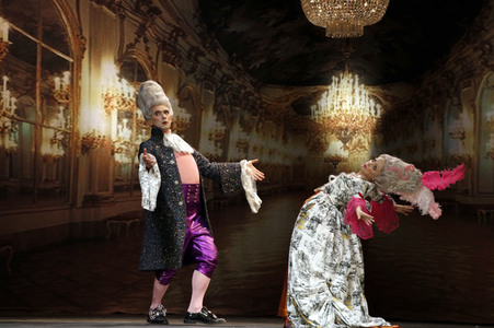 Theaterprobe 'Marie-Antoinette oder Kuchen für alle!' in Berlin