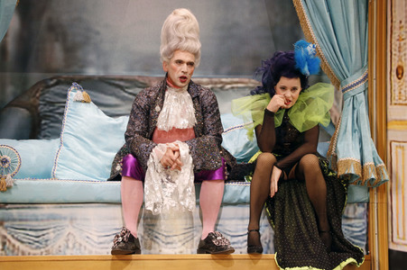 Theaterprobe 'Marie-Antoinette oder Kuchen für alle!' in Berlin