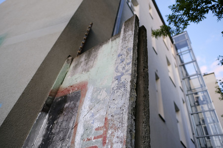 Reste der innerdeutschen Grenzbefestigung in Berlin