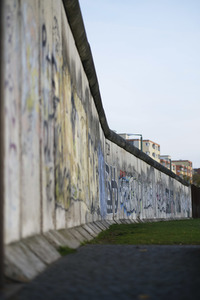 Reste der innerdeutschen Grenzbefestigung in Berlin