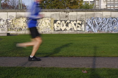 Reste der innerdeutschen Grenzbefestigung in Berlin
