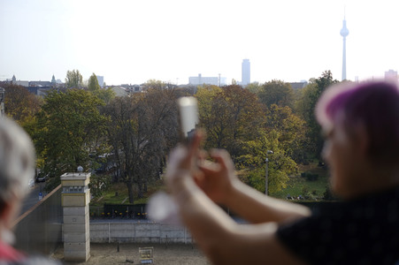 Reste der innerdeutschen Grenzbefestigung in Berlin