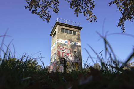 Reste der innerdeutschen Grenzbefestigung in Berlin