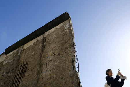 Reste der innerdeutschen Grenzbefestigung in Berlin