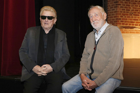 Pressetermin mit Heino und Dieter Hallervorden in Dessau