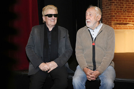 Pressetermin mit Heino und Dieter Hallervorden in Dessau