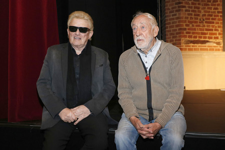 Pressetermin mit Heino und Dieter Hallervorden in Dessau