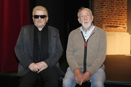 Pressetermin mit Heino und Dieter Hallervorden in Dessau