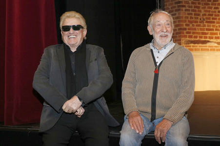 Pressetermin mit Heino und Dieter Hallervorden in Dessau