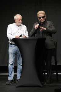 Pressetermin mit Heino und Dieter Hallervorden in Dessau