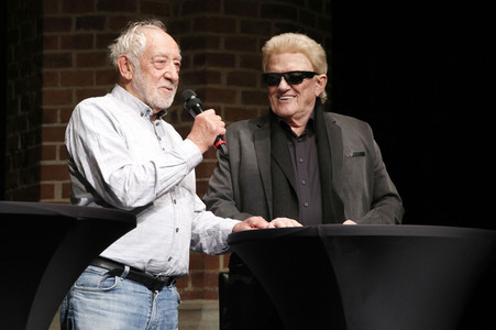 Pressetermin mit Heino und Dieter Hallervorden in Dessau