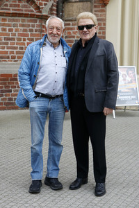 Pressetermin mit Heino und Dieter Hallervorden in Dessau