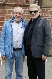 Pressetermin mit Heino und Dieter Hallervorden in Dessau